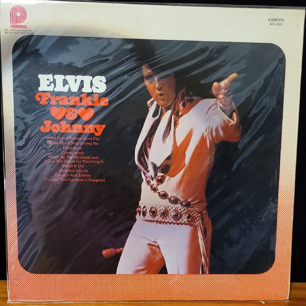 Elvis Presley Vinyl Record - Classic Black